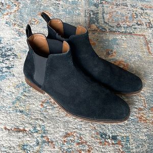 MENS Aldo Black Suede Shoes Size 9